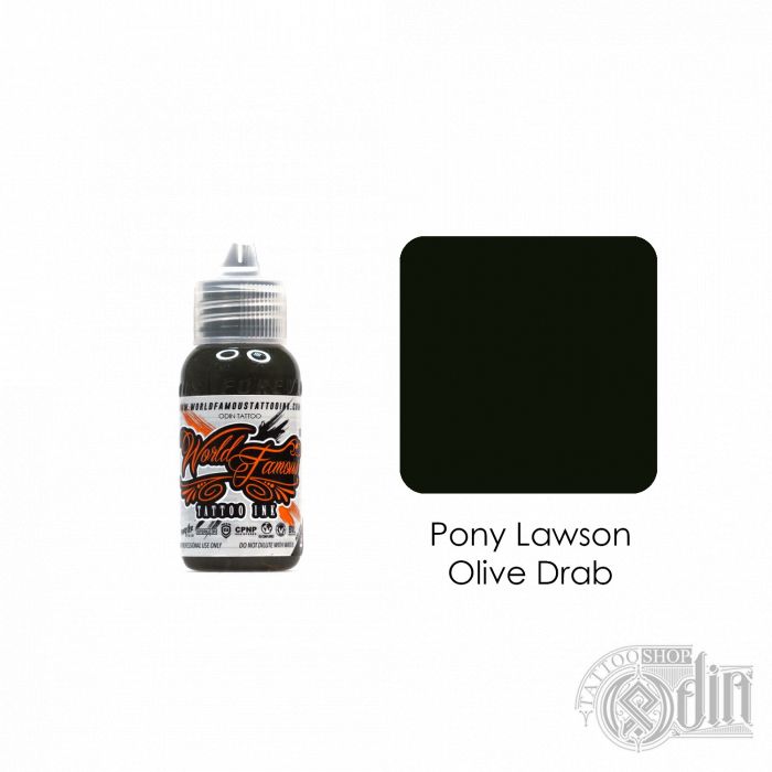 Краска для тату Распродажа Pony Lawson Olive Drab  (годен до 03/23)